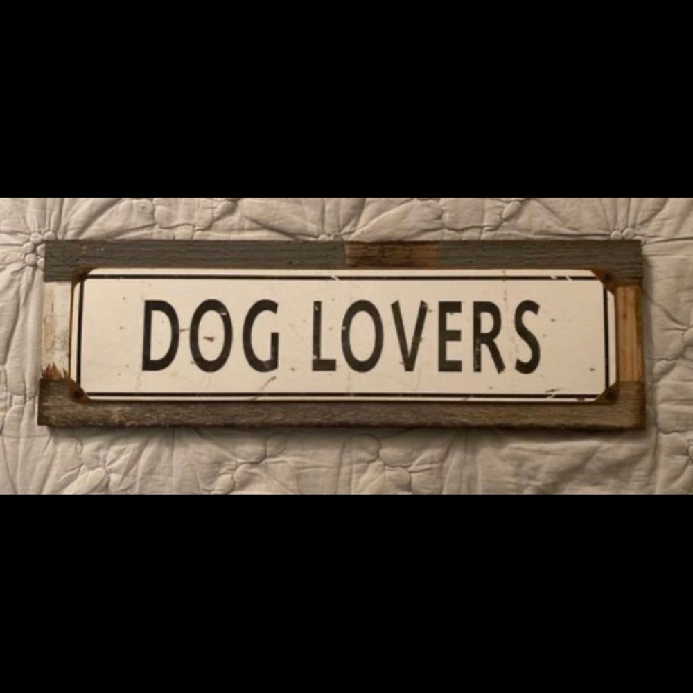 Beachy/Rustic “Dog Lovers” Sign from Nordstrom
